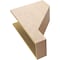 Ekena Millwork 10"W x 20"D x 30"H Classic Clemmons Rough Cedar Woodgrain TimberThane Corbel, Primed Tan CORUR10X20X30CLERCPR - alternate 2
